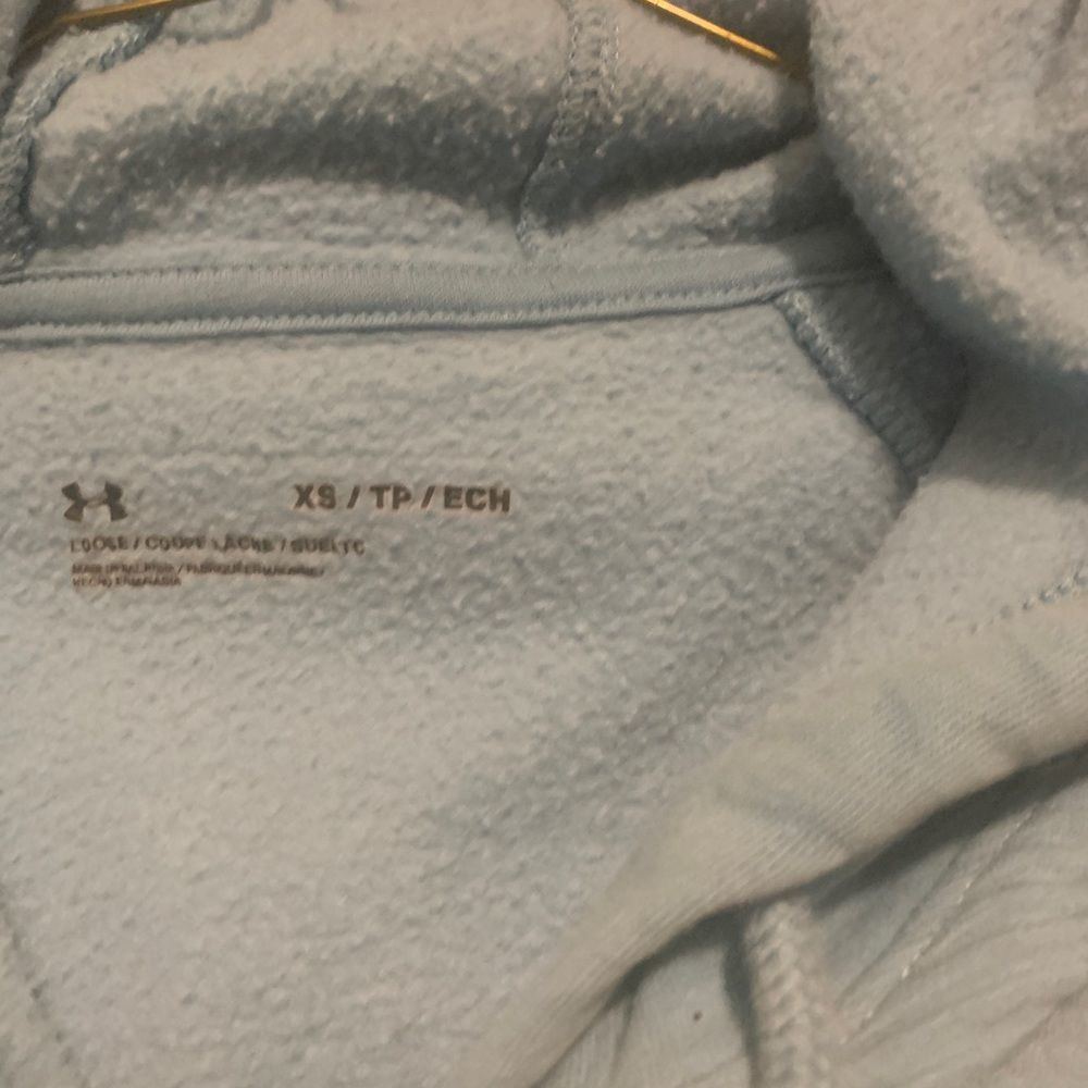 ❌sold❌Under Armour cropped hoodie in a ribbed cotton - Picture 6 of 6